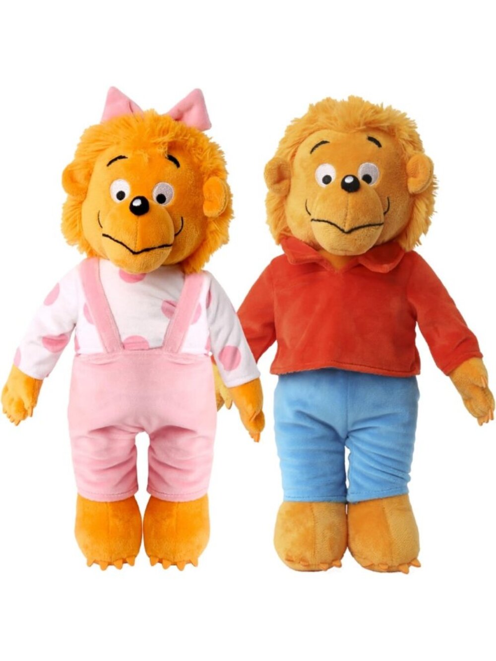 Adorable Brother & Sister Bear Plush Dolls - PBS Book Character Set for Kids